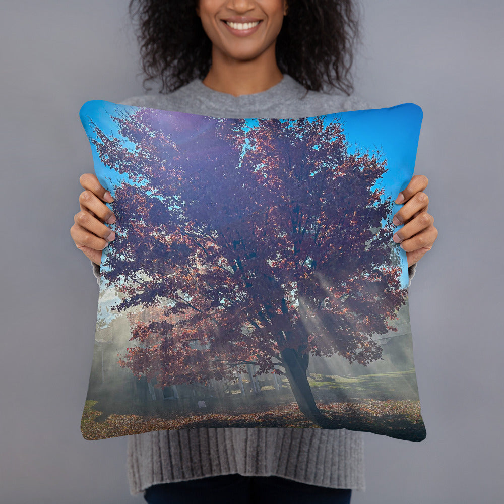 Smokey Tree Color Pillow
