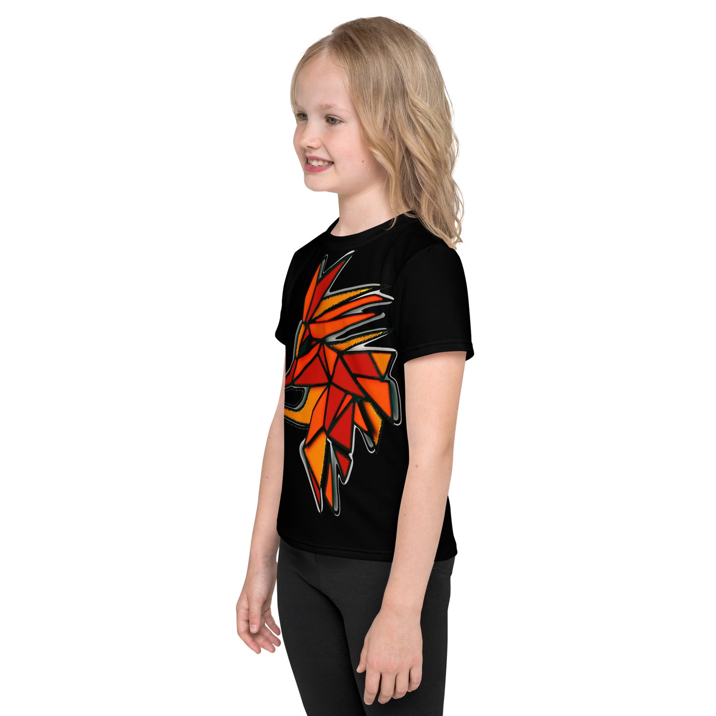 Geo Pheonix Kids Neck t-shirt