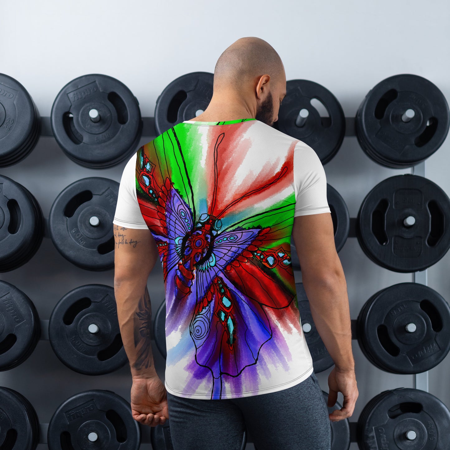 Melt Pearl Men's Athletic T-shirt