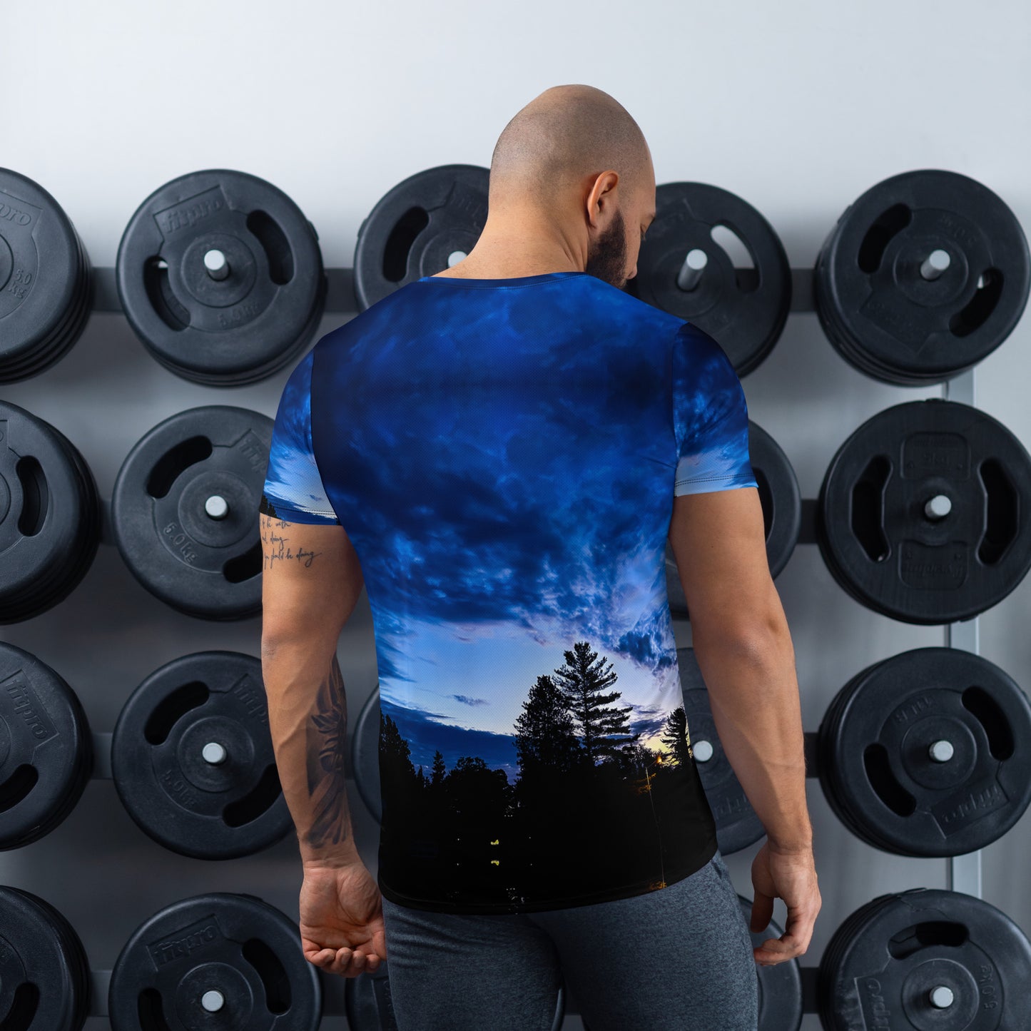 Sky Eye Men's Athletic T-shirt