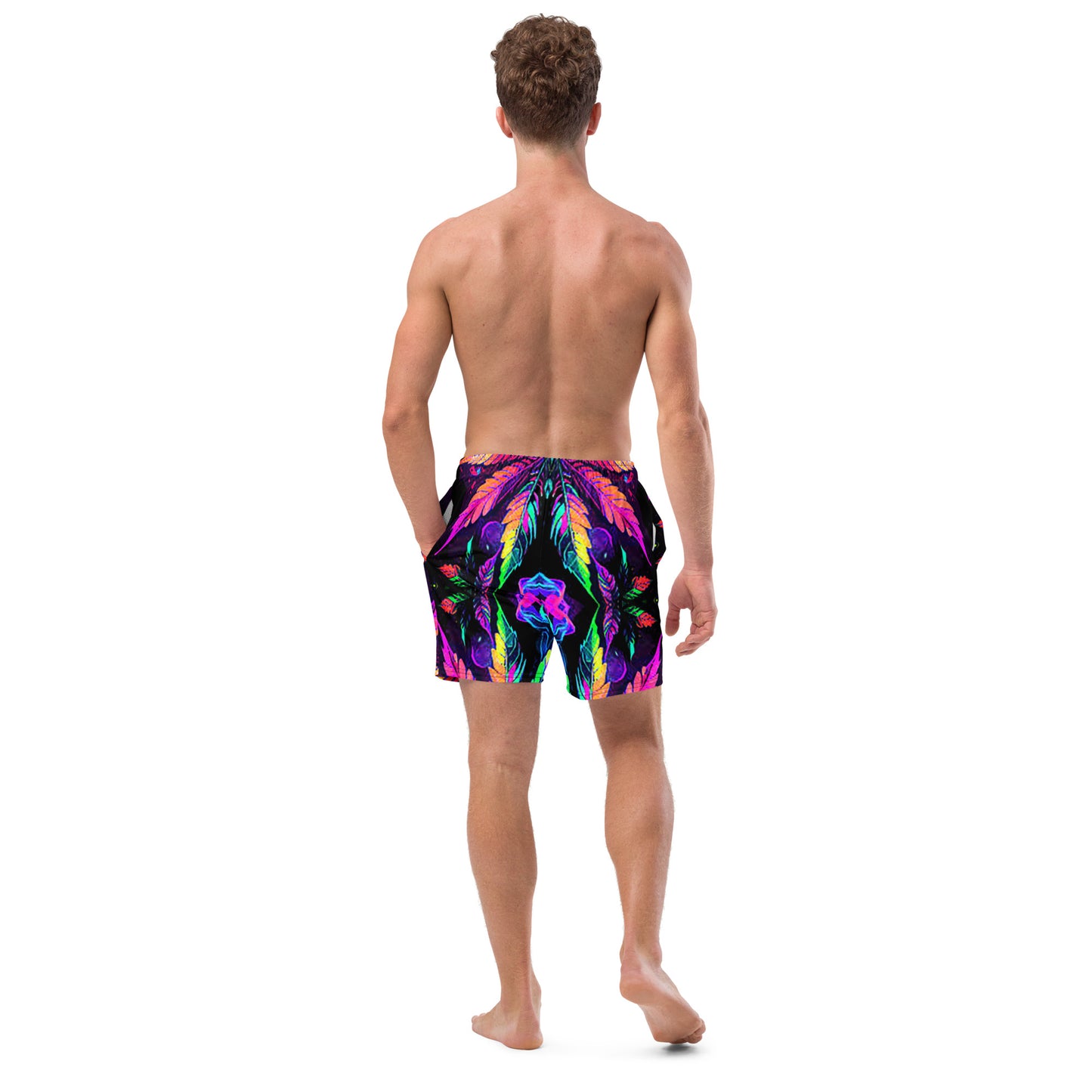 Psyca Weed Men's swim trunks
