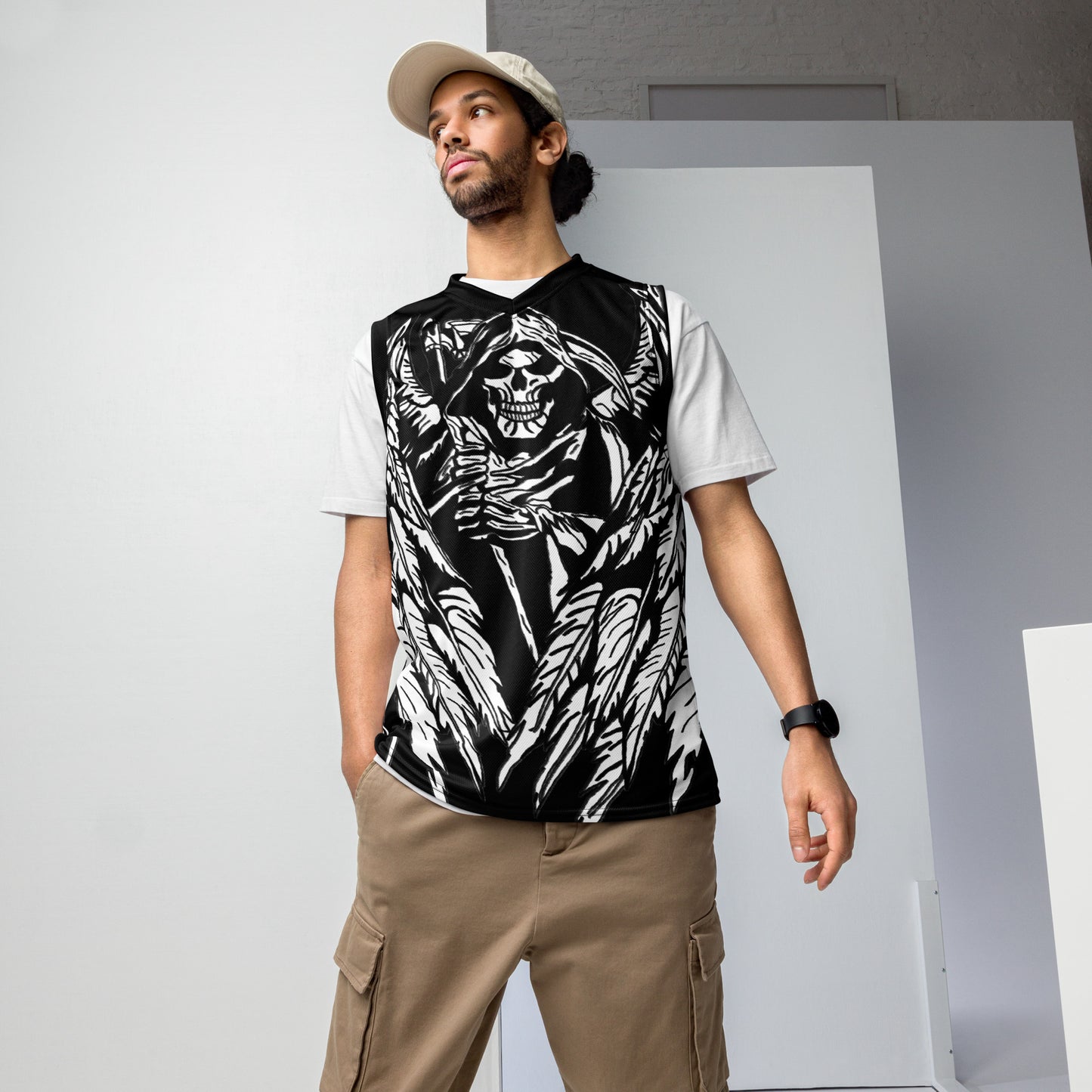 Tattoo Reaper Men's Basketball jersey