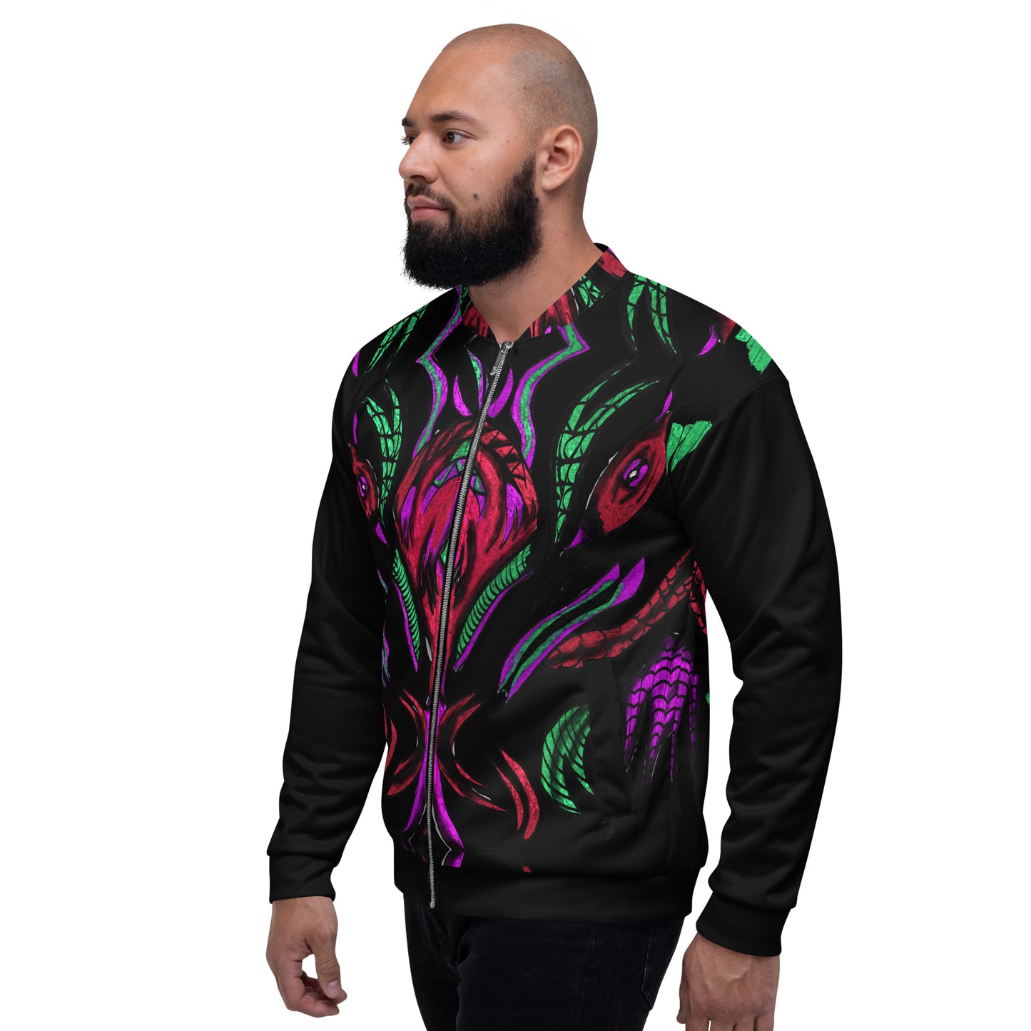 The Beast Men's Unisex Bomber Jacket