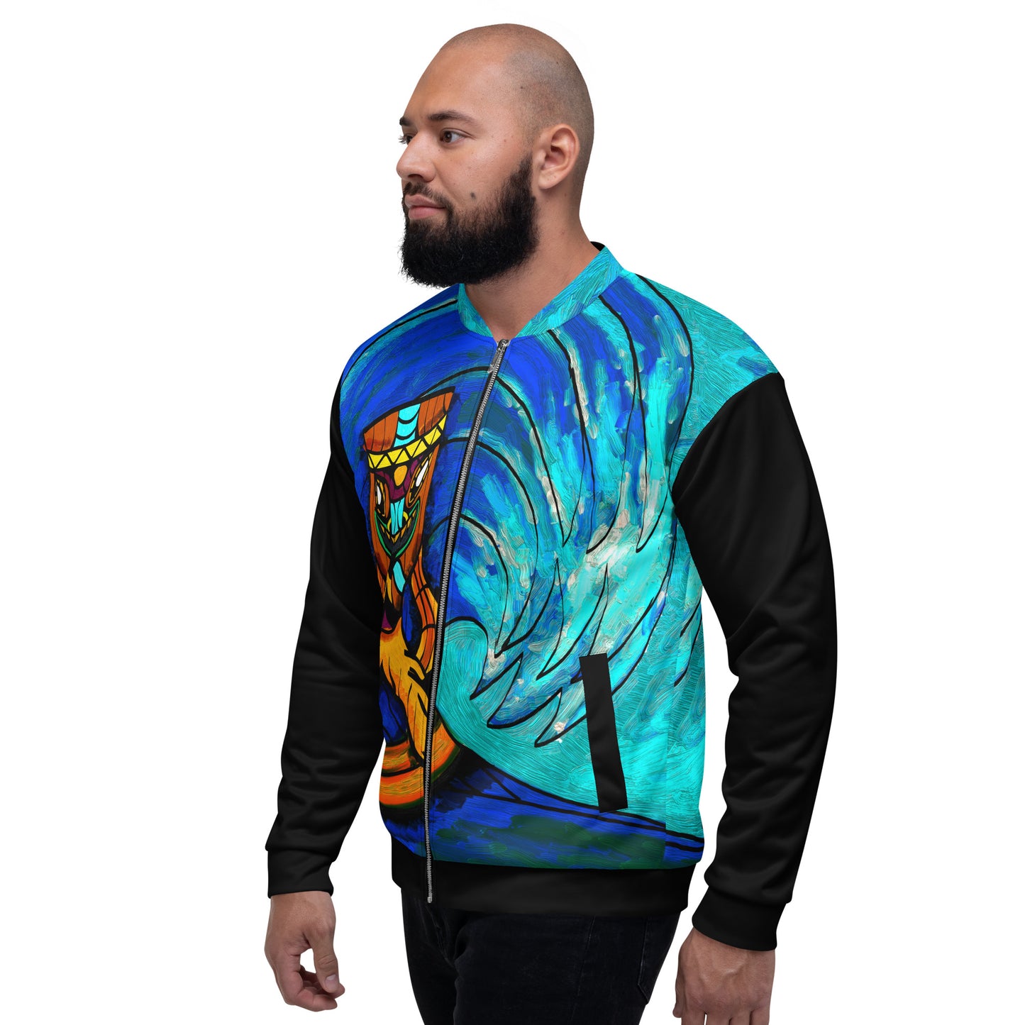 Surfing Tiki Men's Bomber Jacket
