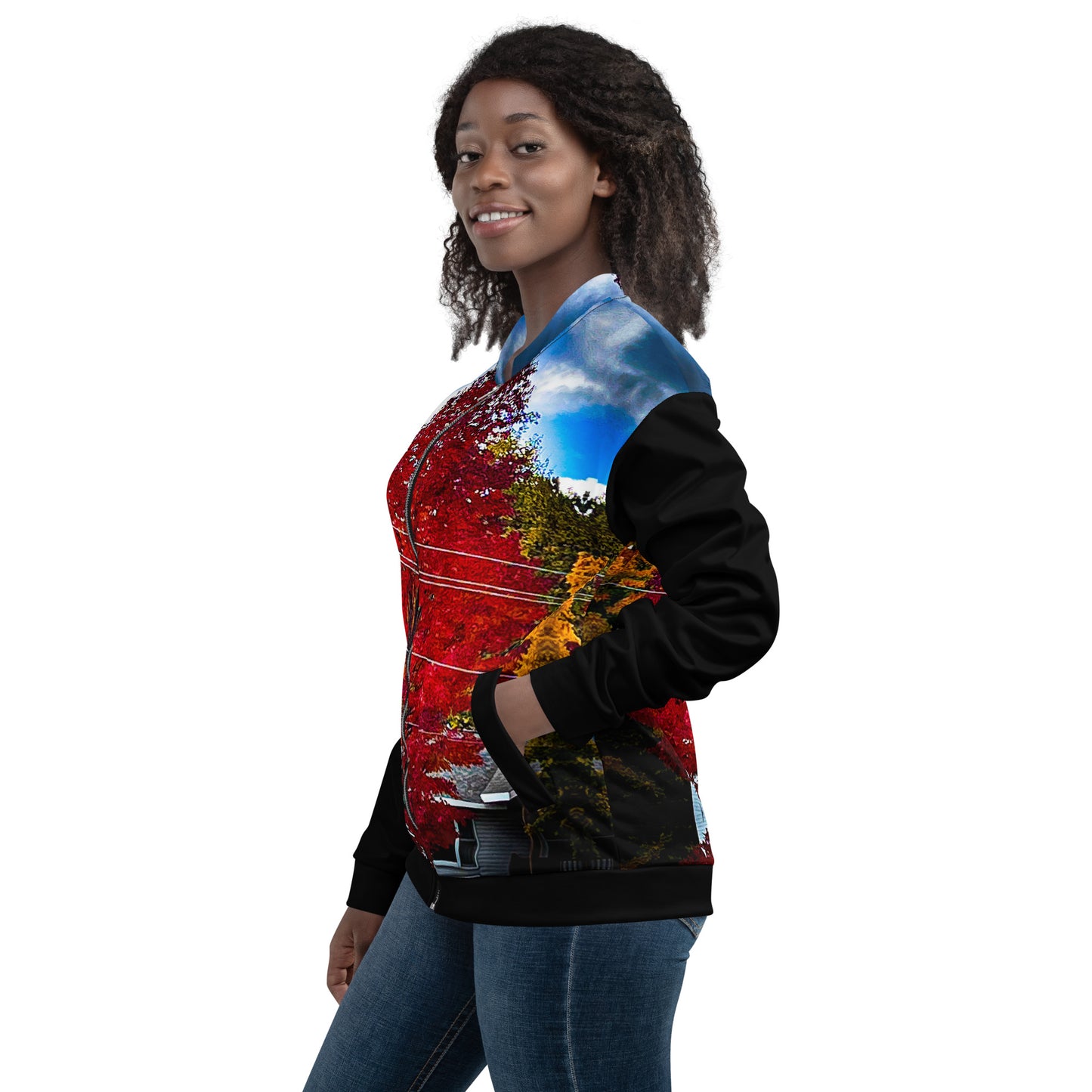 Red Tree Women's Bomber Jacket