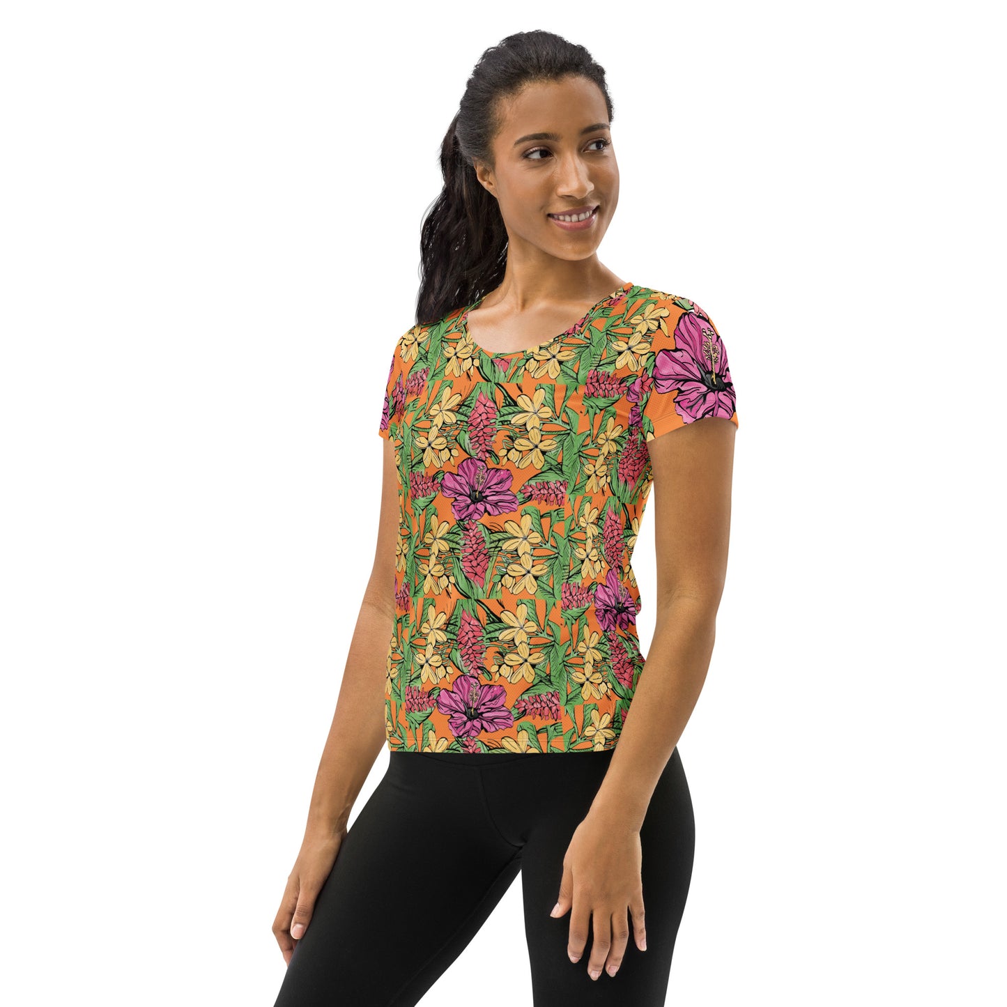 Hawaiian Women's Athletic T-shirt