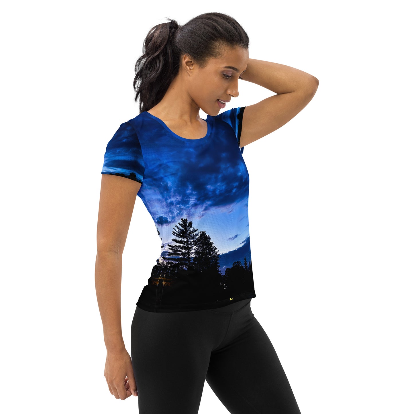 Sky Eye Women's Athletic T-shirt