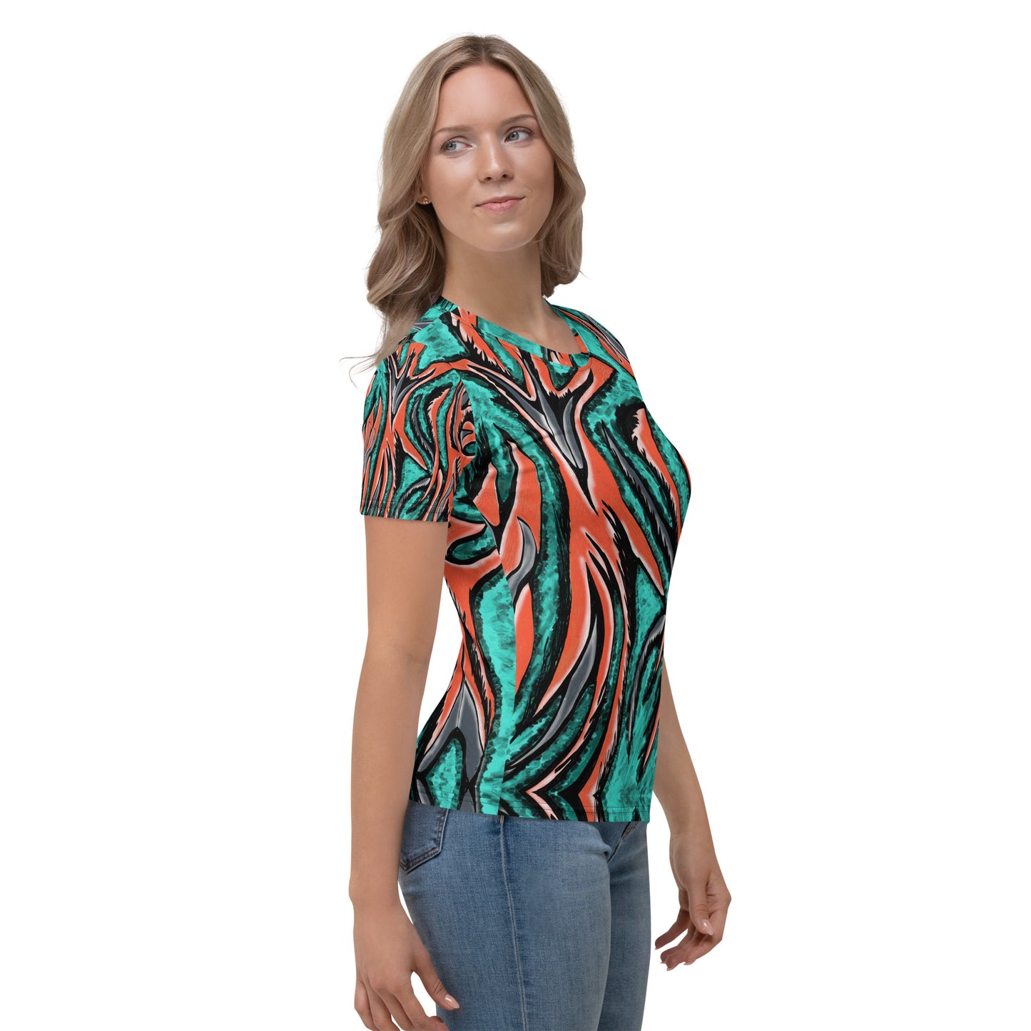 Teal Python Women's T-shirt