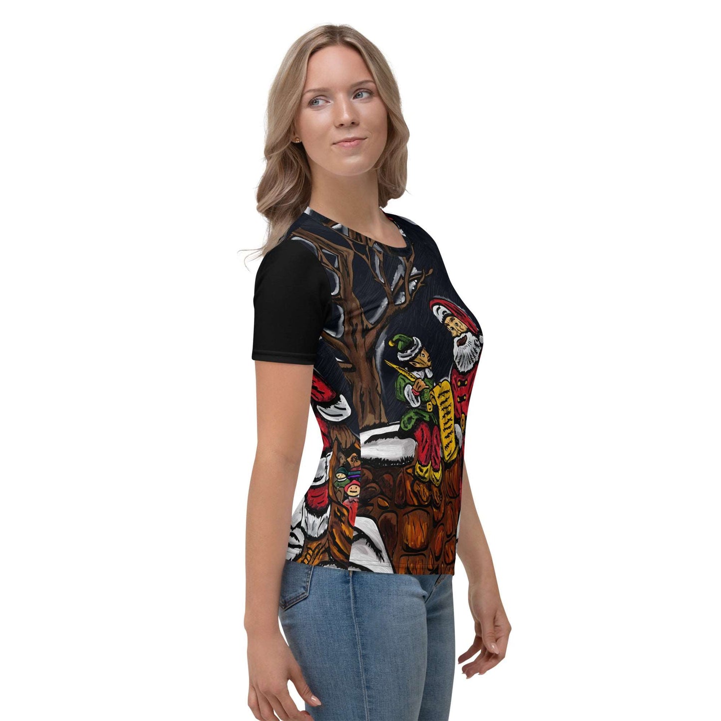 A Night With Santa Women's T-shirt