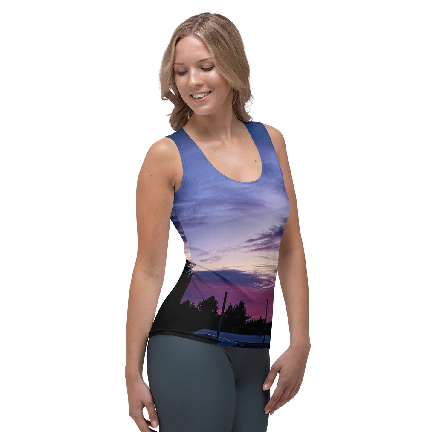 Purple Skylight Women's Tank Top