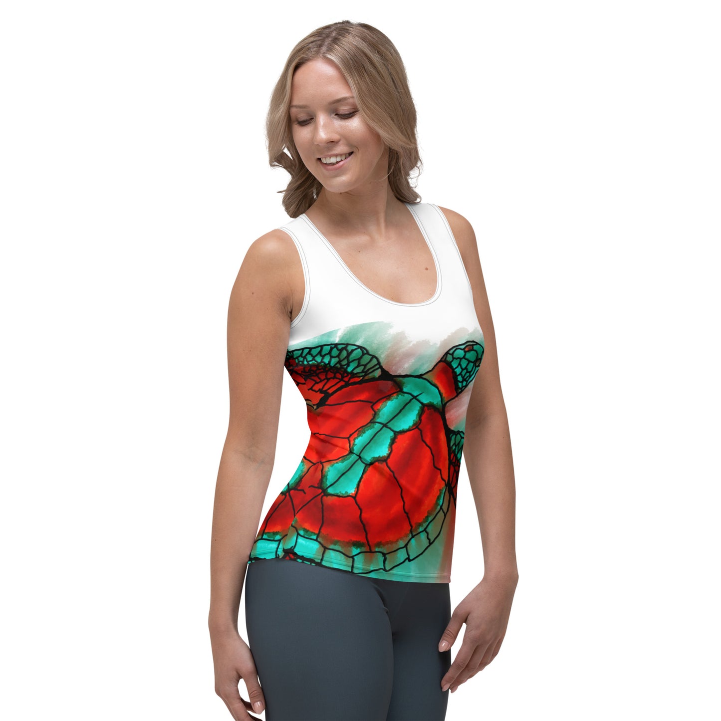 Melt Sea Turtle Women's Tank Top