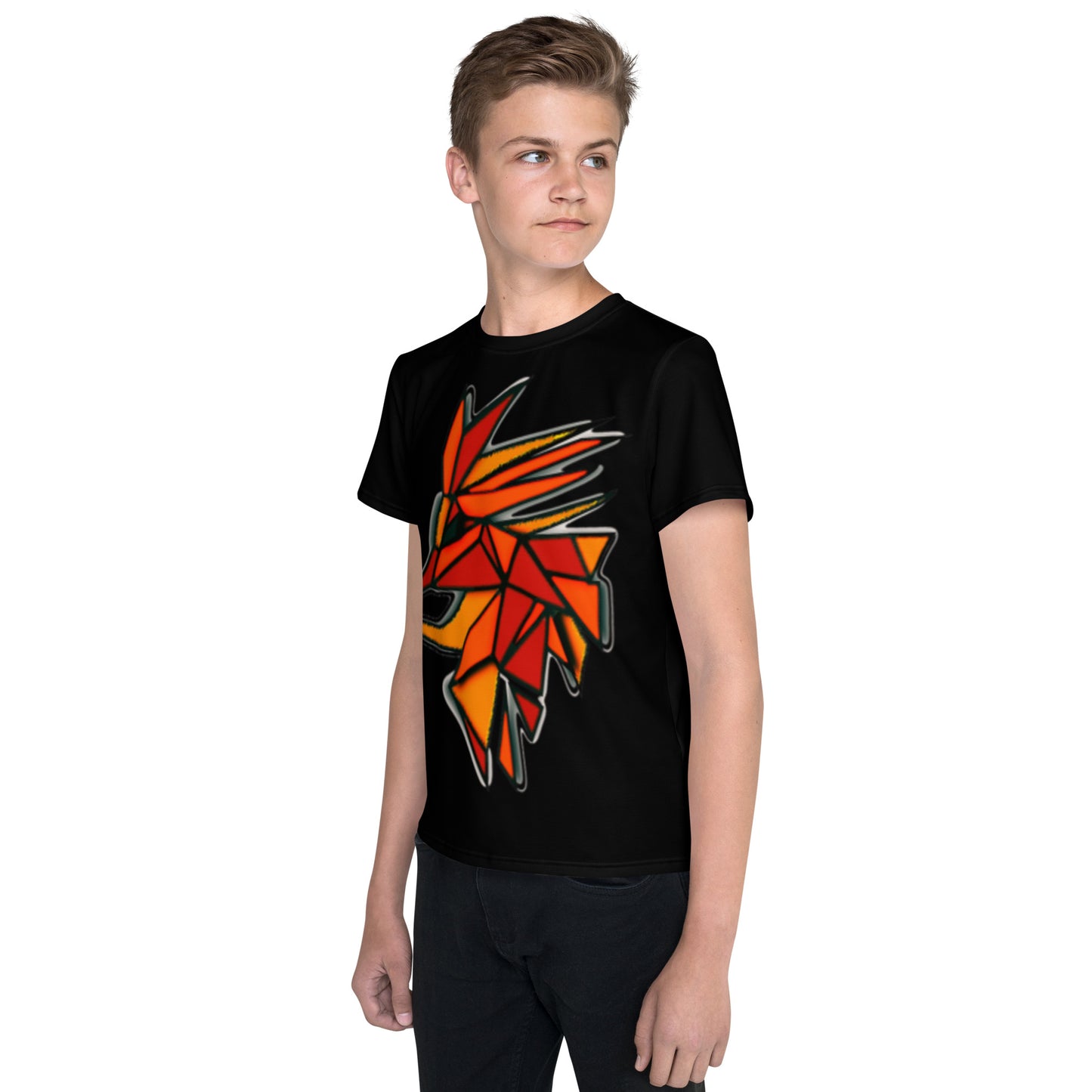Geo Pheonix Teens Neck t-shirt