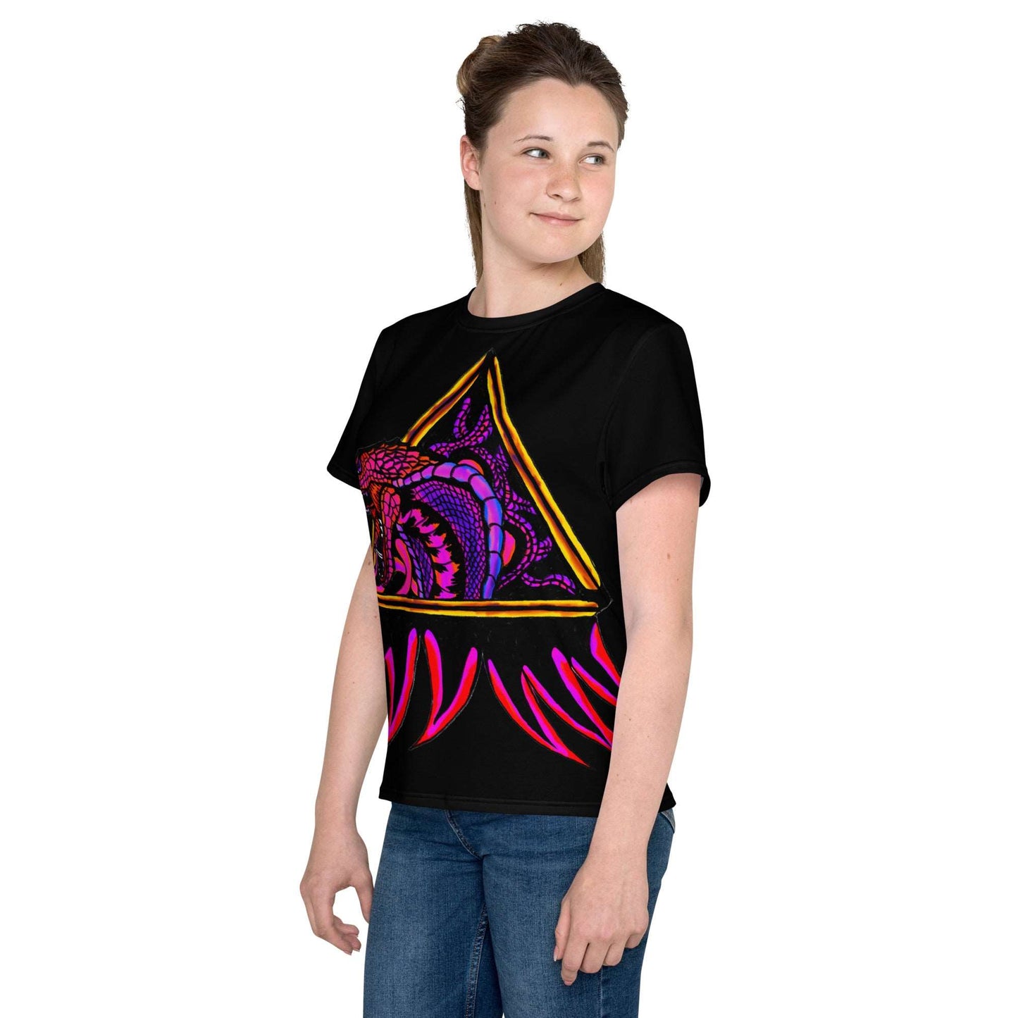 80's Viper Teen's Neck t-shirt