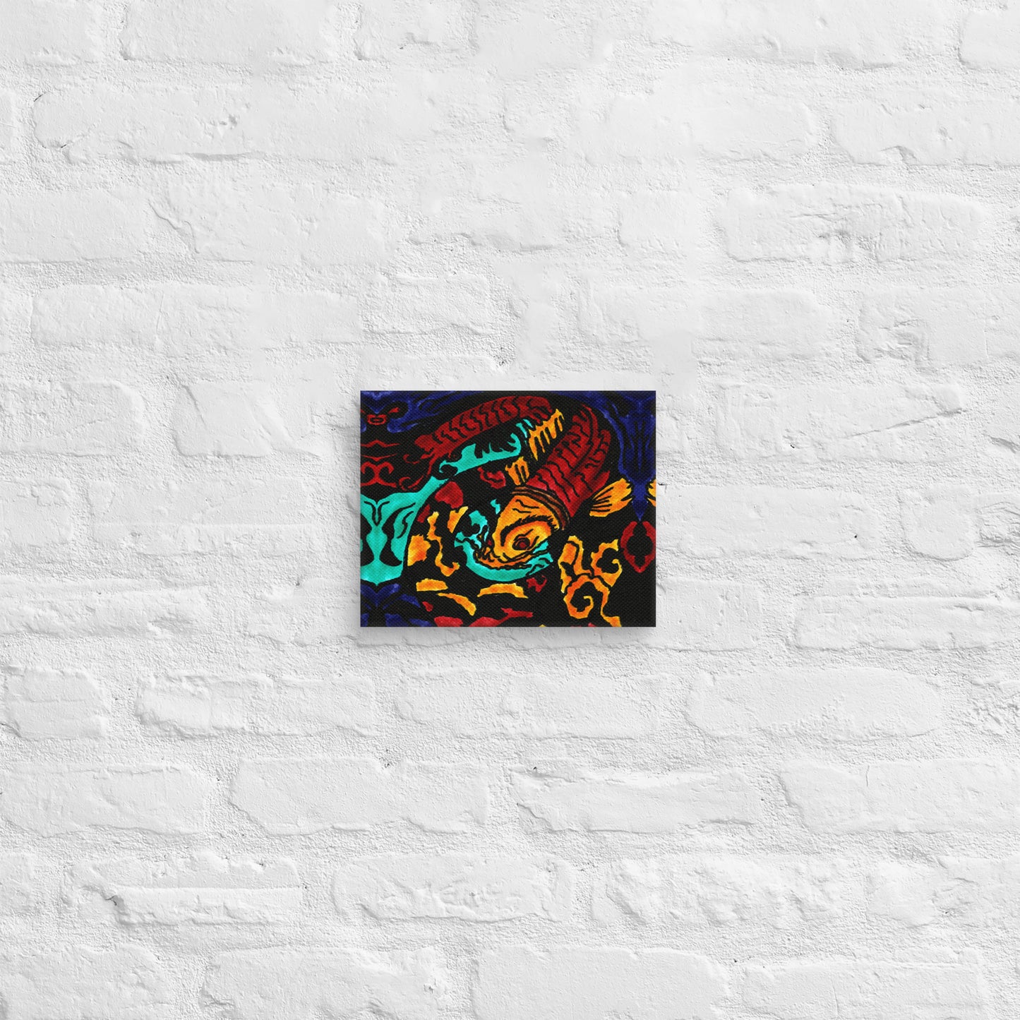 Koi Spiral Canvas