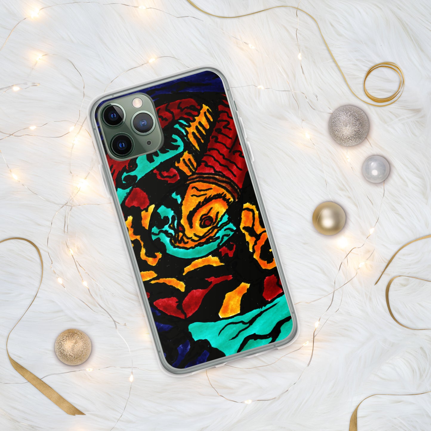 Koi Spiral Clear Case for iPhone®
