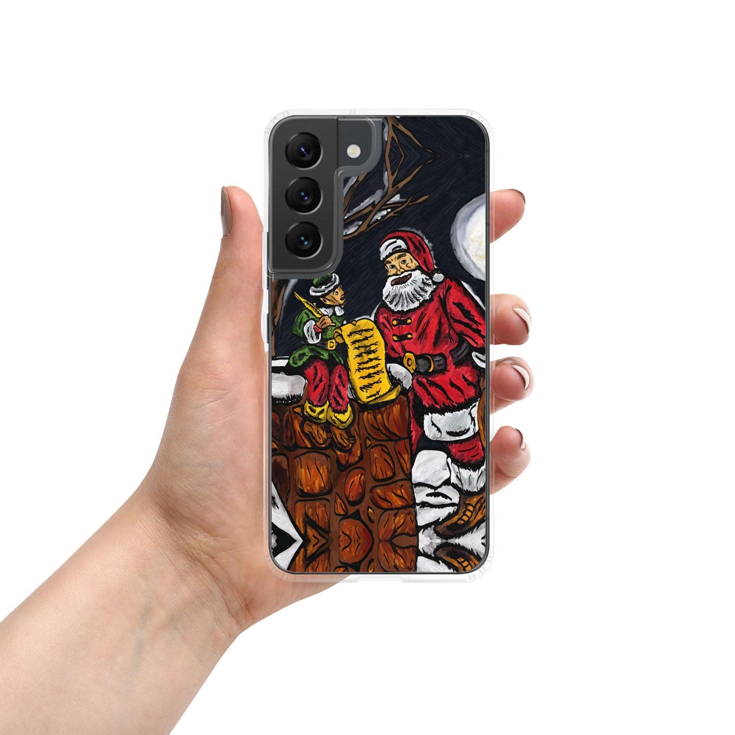 A Night With Santa Clear Case for Samsung®