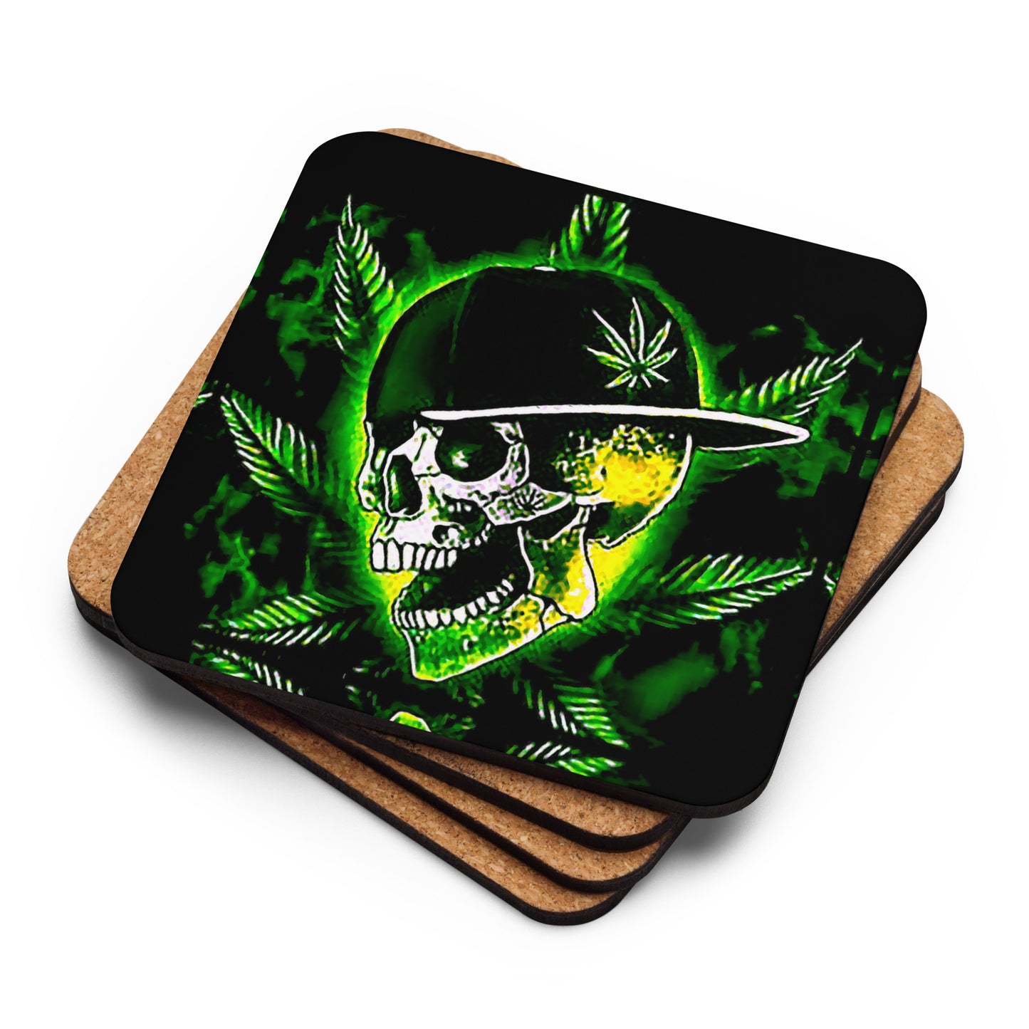 Weed Skull coaster