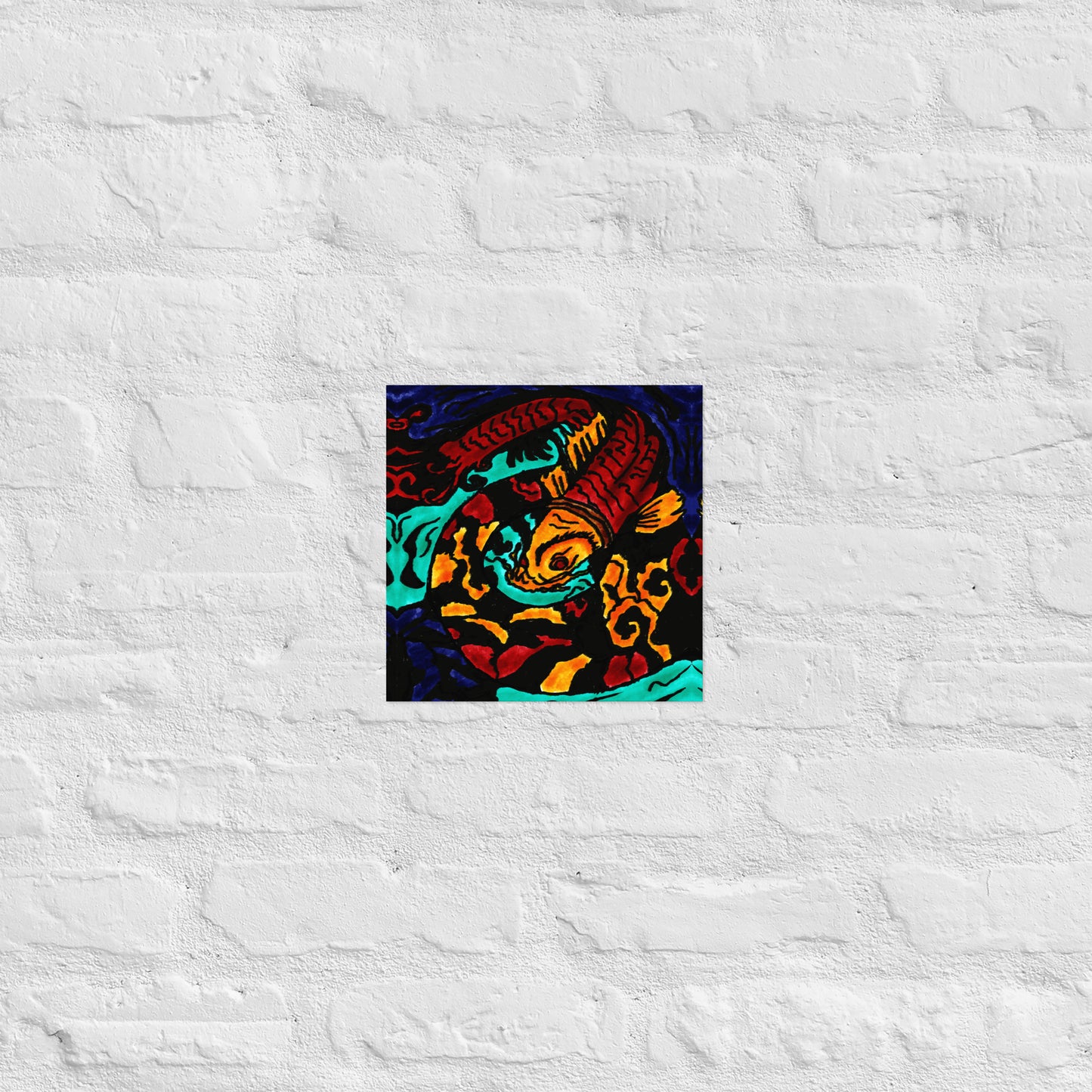 Koi Spiral Poster
