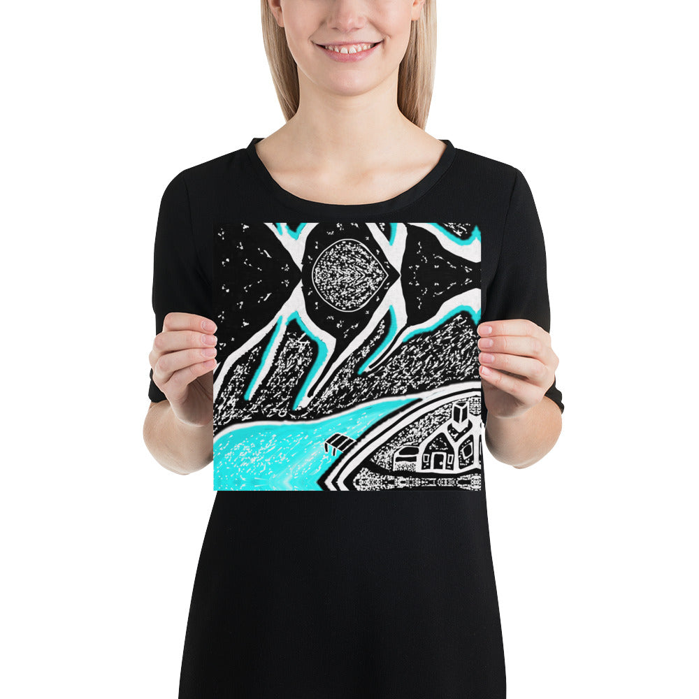 Ice Mountain Poster