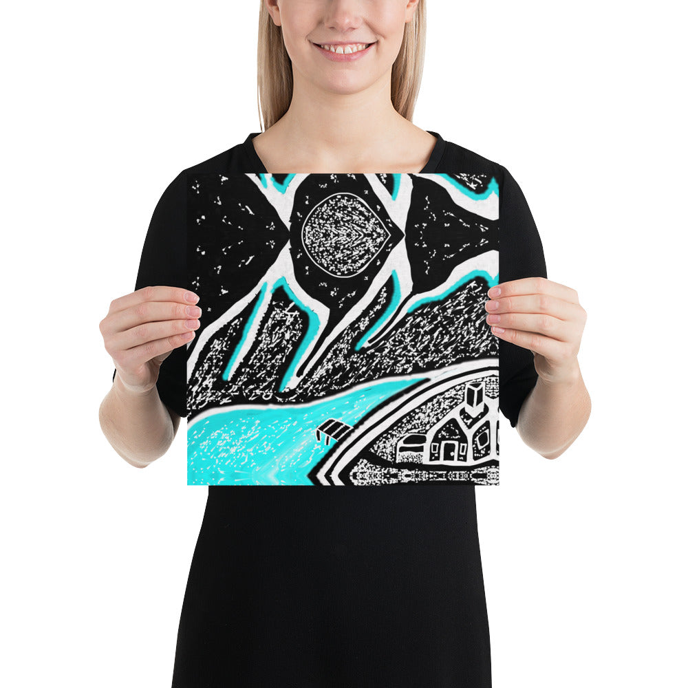 Ice Mountain Poster