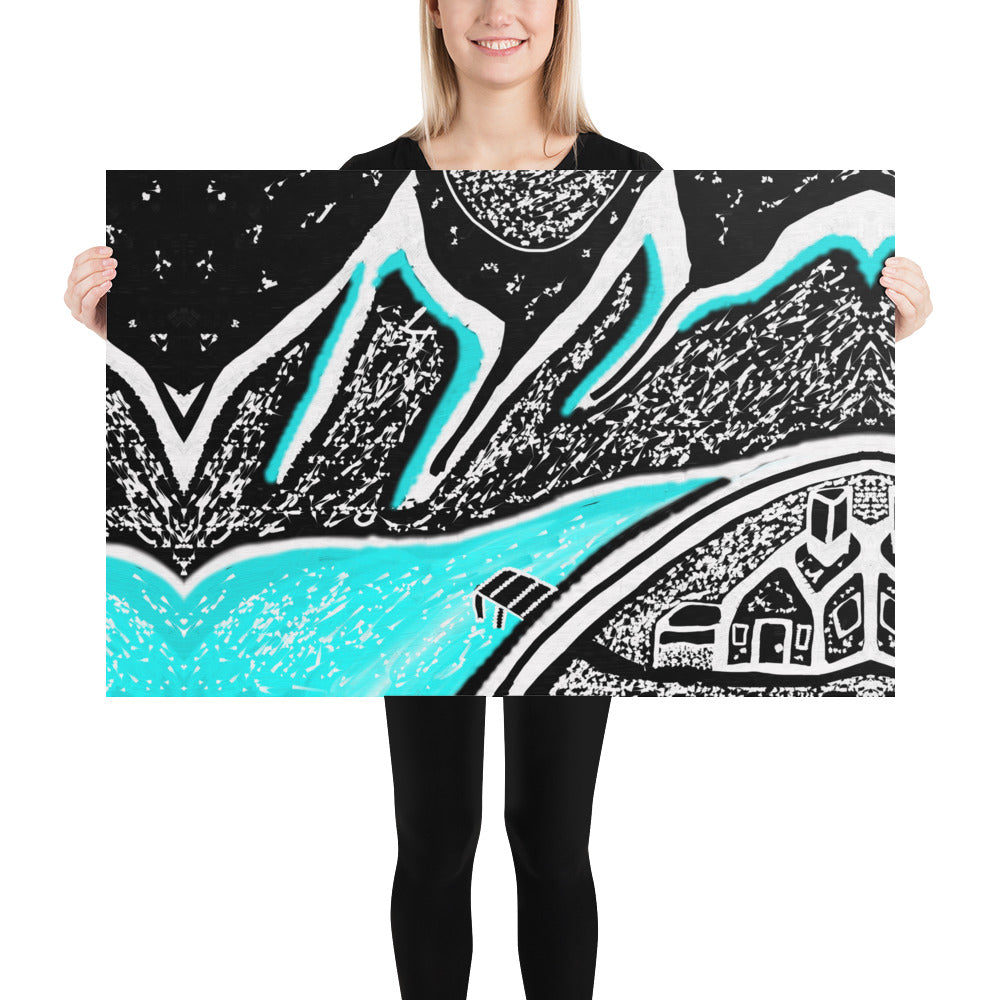 Ice Mountain Poster