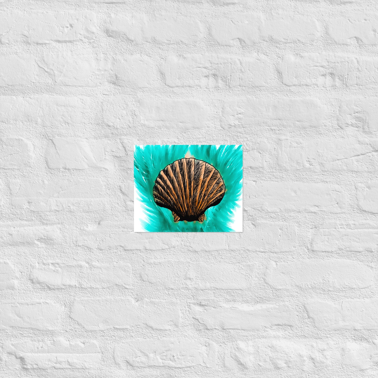 Melt Seashell Poster