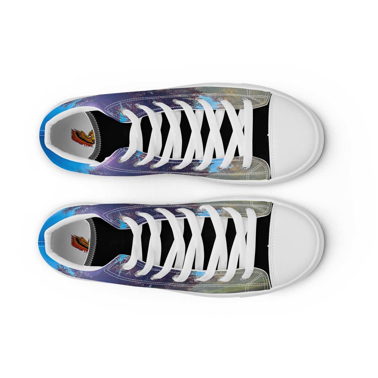 Smokey Tree Color Men’s high top