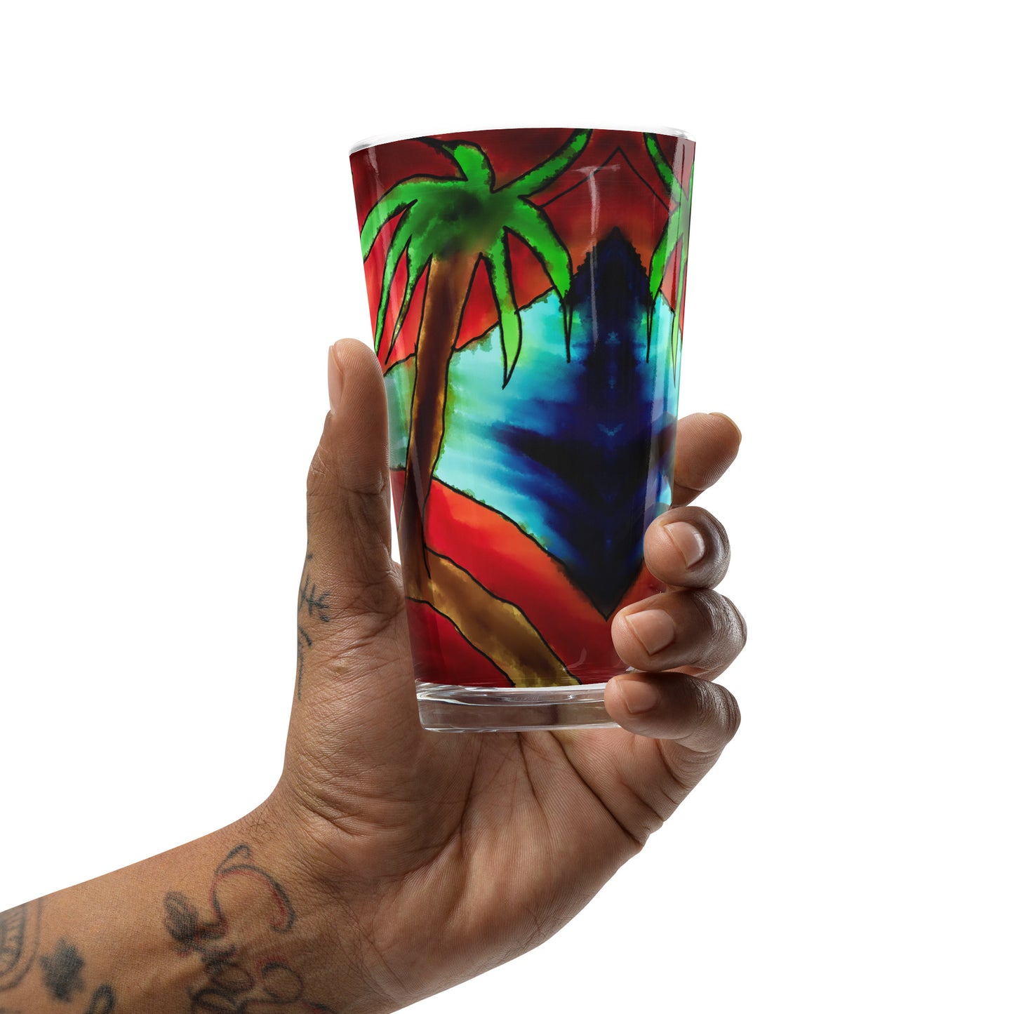 Melt Summer Shaker pint glass
