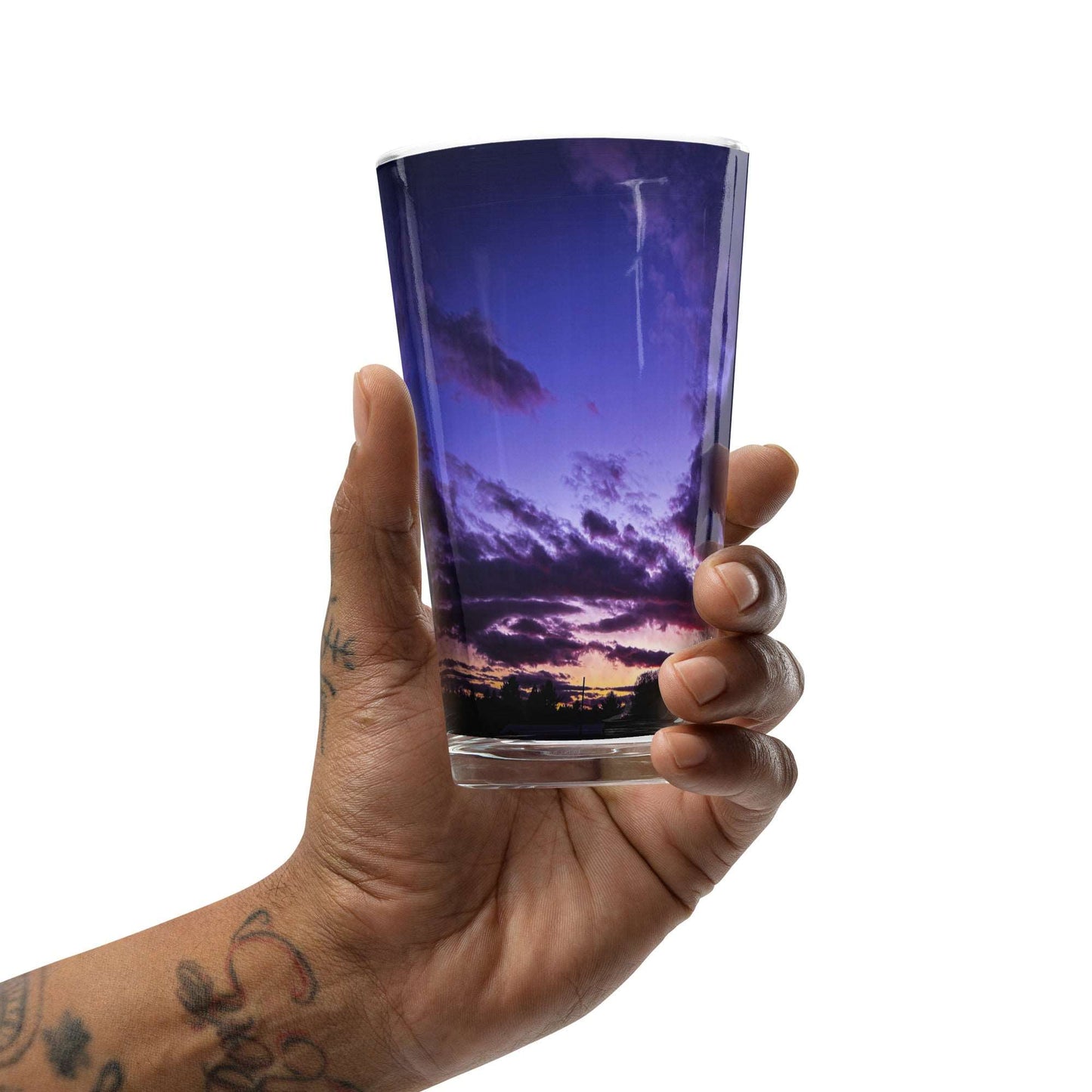Deep Purple Shaker pint glass