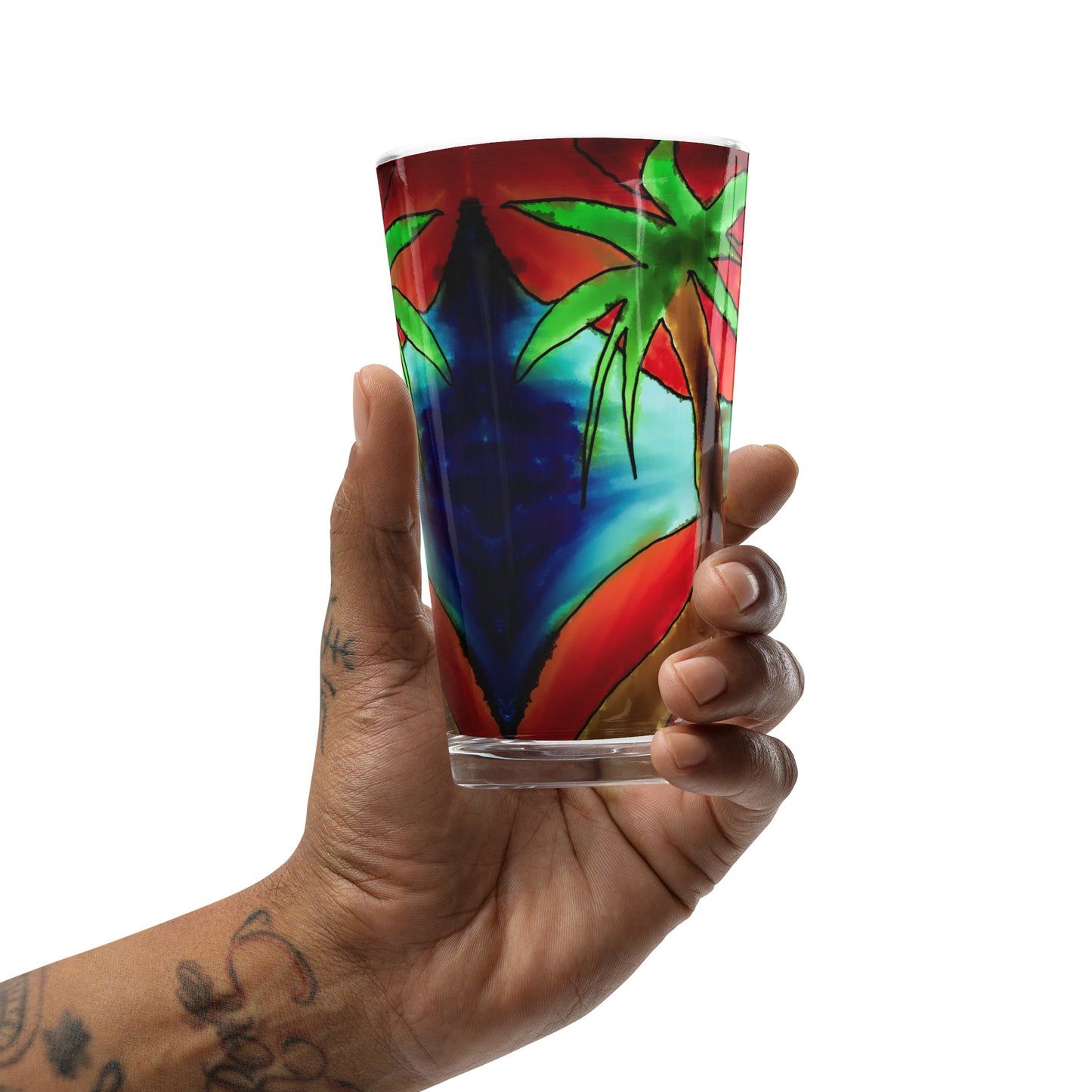 Melt Summer Shaker pint glass