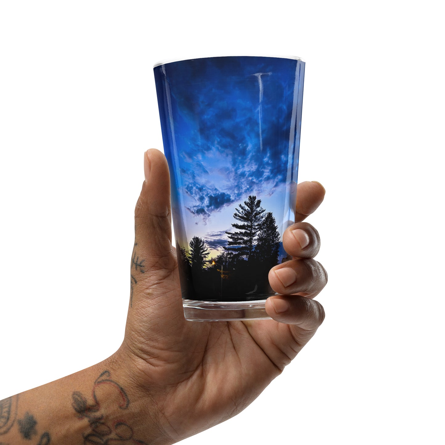 Sky Eye Shaker pint glass
