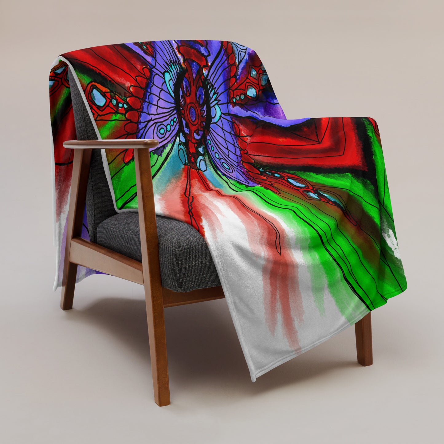 Melt Pearl Throw Blanket