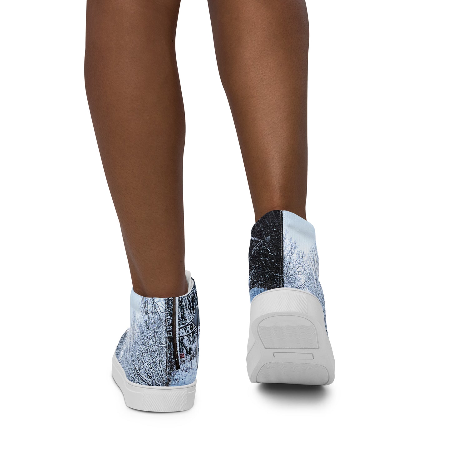 Path Of Snow Women’s high top shoes