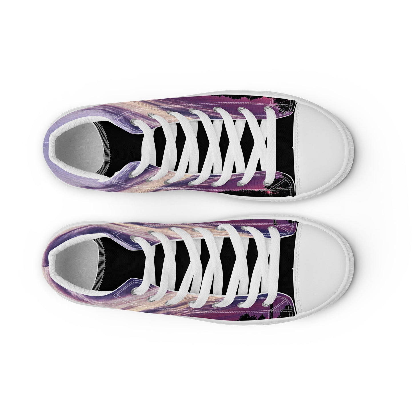 Purple Skylight Women’s high top shoes