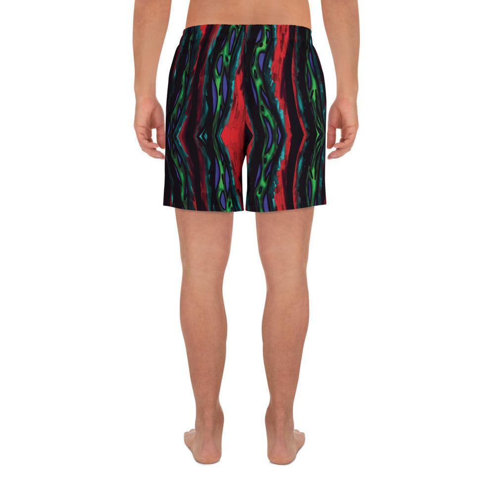Red Python Athletic Shorts