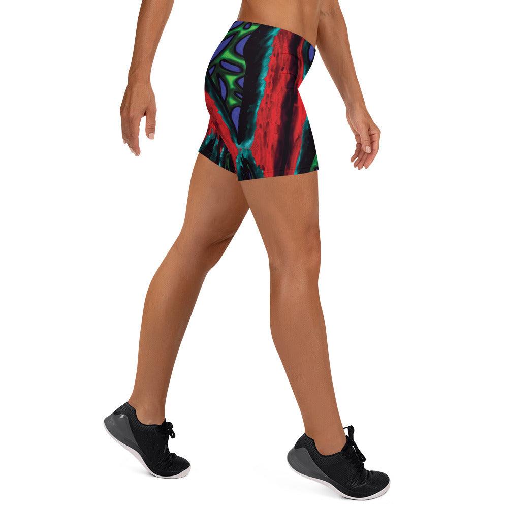 Red Python Women's Shorts