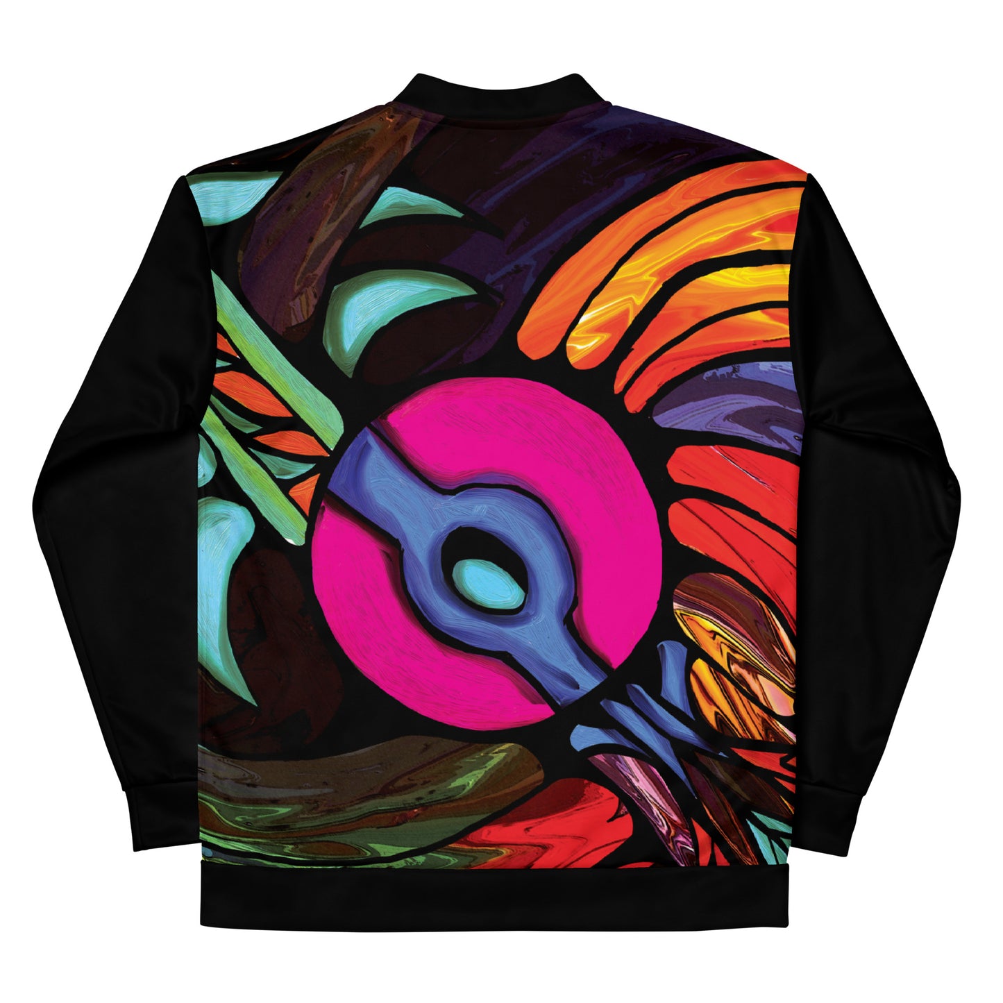 Stellar Psychedelic Bomber Jacket