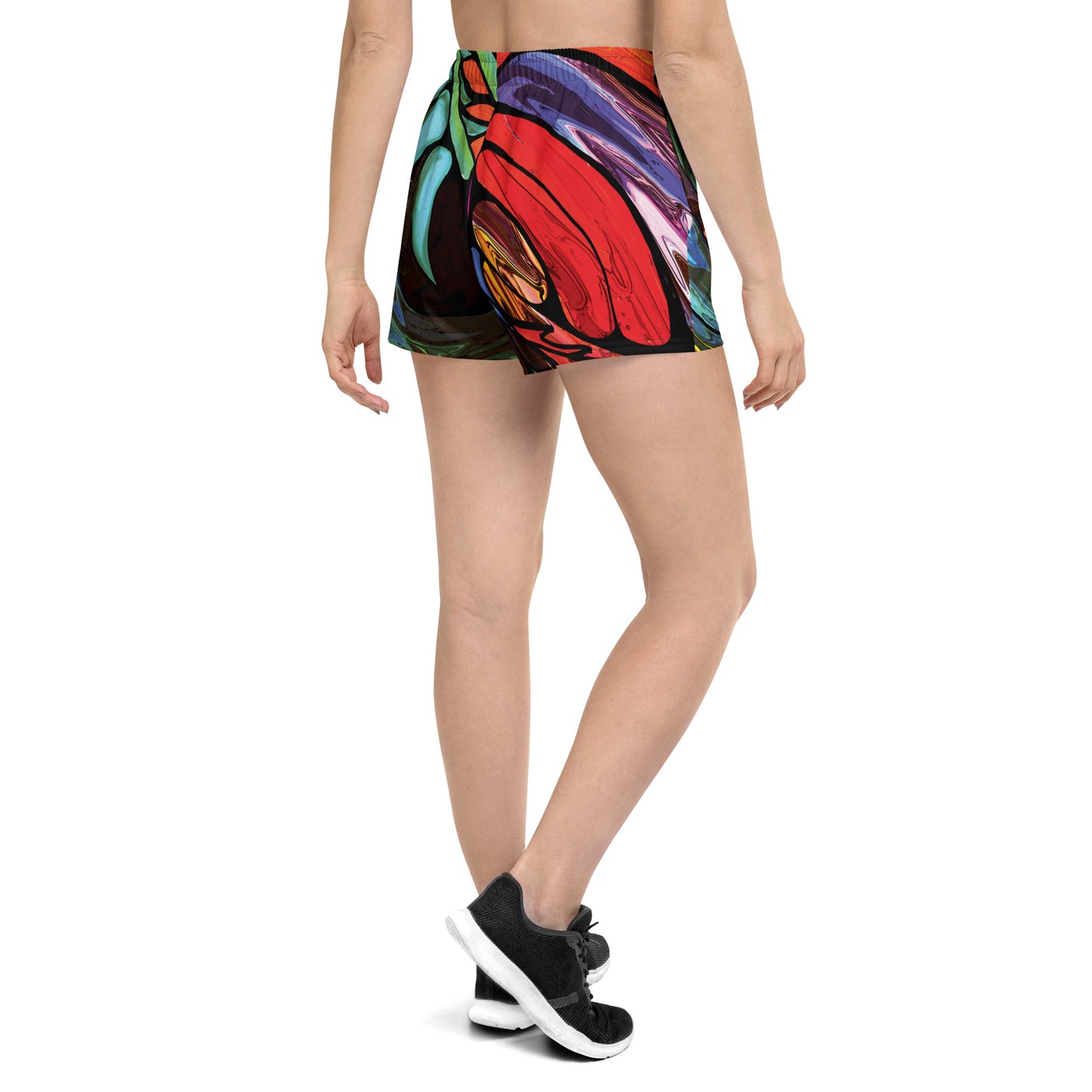 Stellar Psychedelic Women’s Athletic Shorts