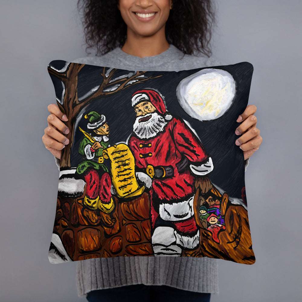 A Night With Santa Pillow