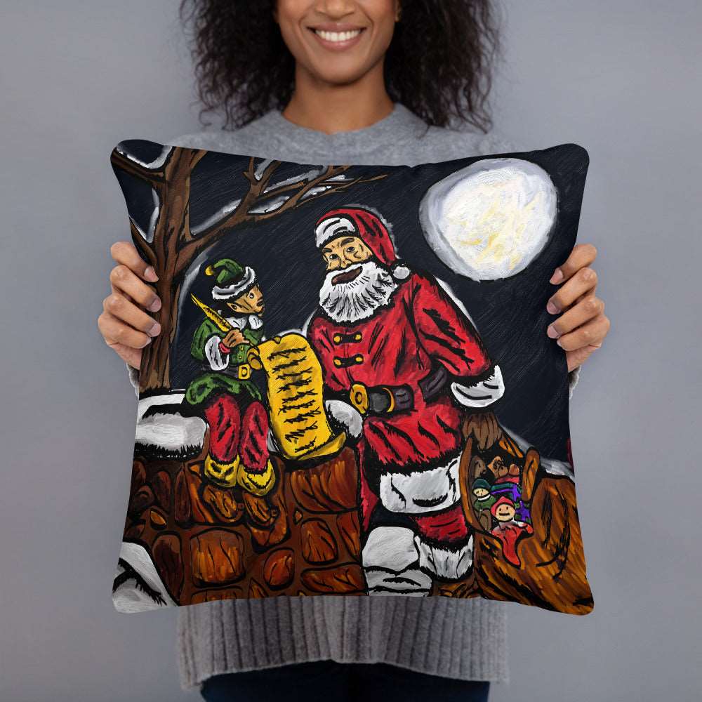 A Night With Santa Pillow