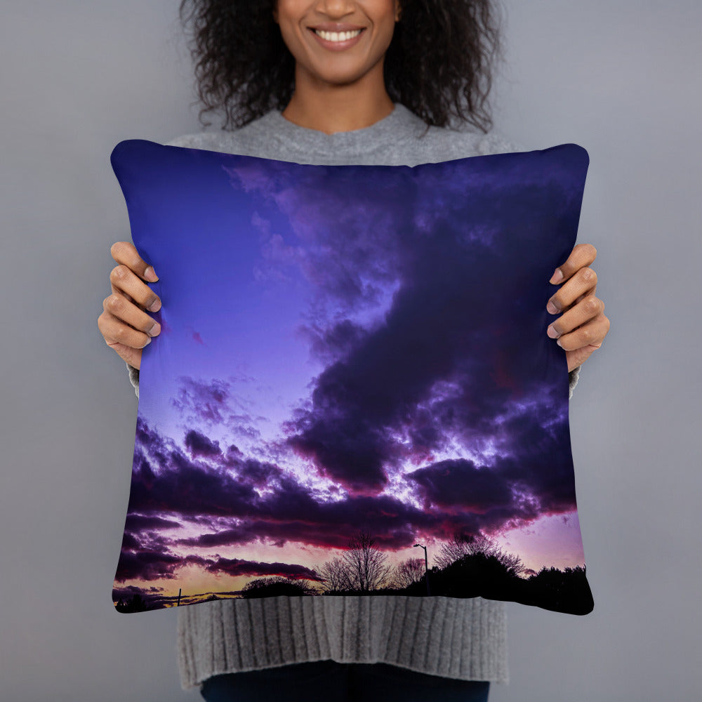 Deep Purple Pillow