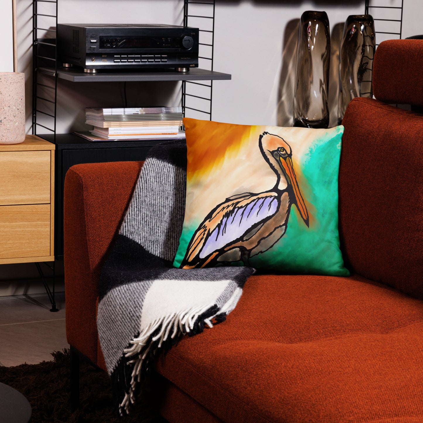 Pelican Side Pillow