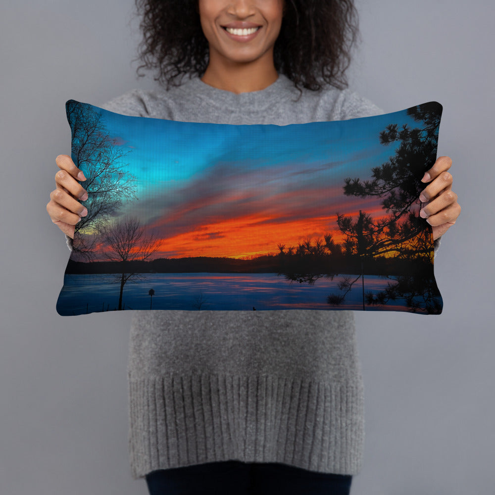 Winter Last Light Pillow