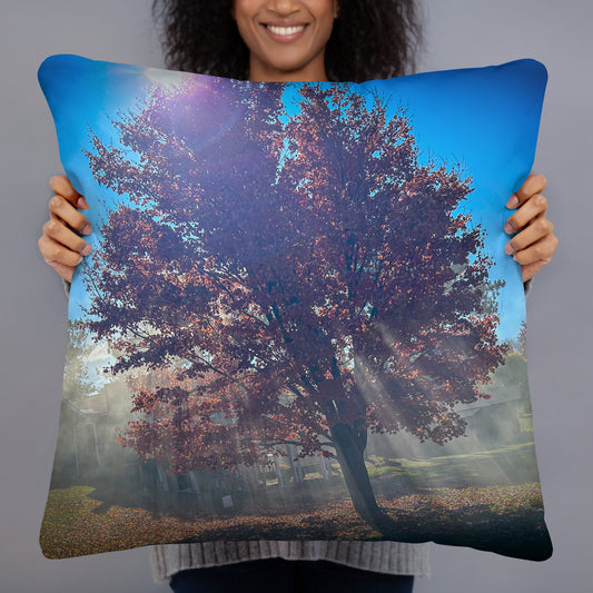 Smokey Tree Color Pillow