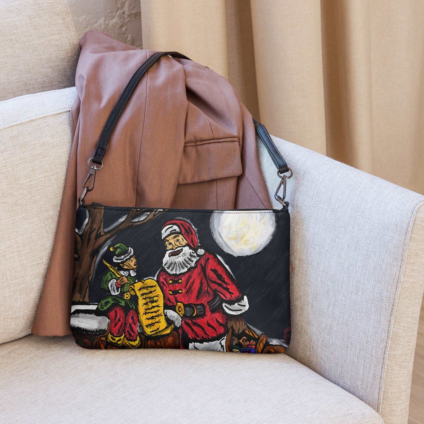 A Night With Santa Crossbody bag