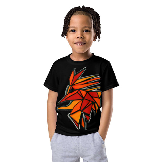 Geo Pheonix Kids Neck t-shirt