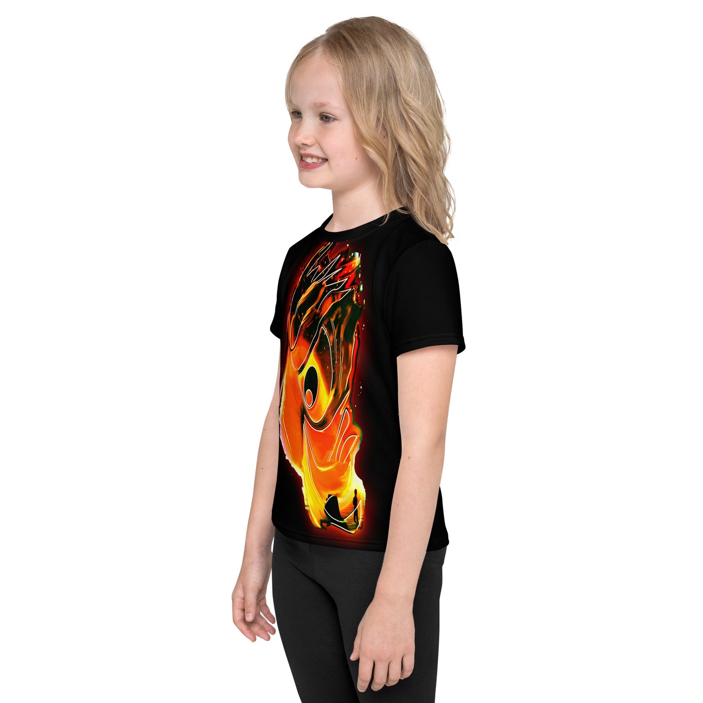 Ghost Pheonix Kids Neck t-shirt