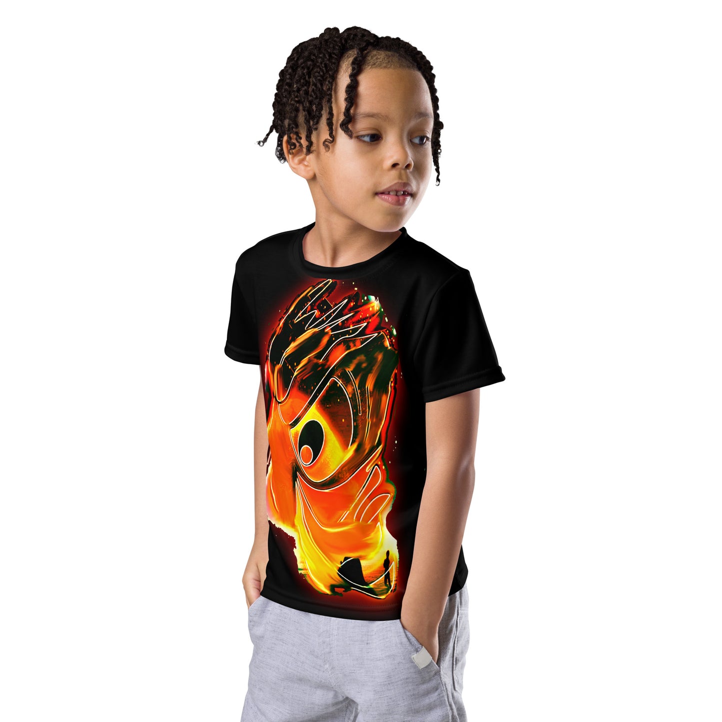 Ghost Pheonix Kids Neck t-shirt