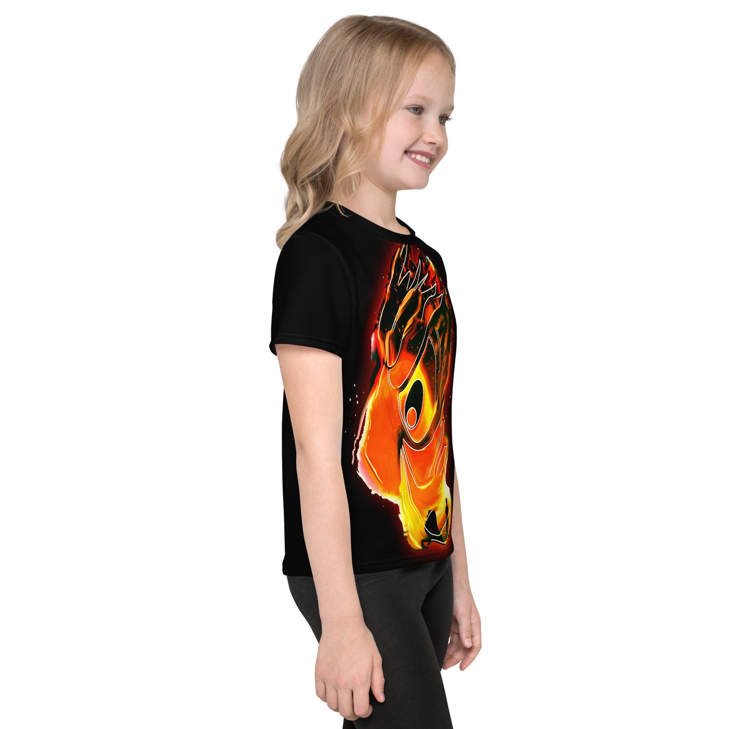 Ghost Pheonix Kids Neck t-shirt