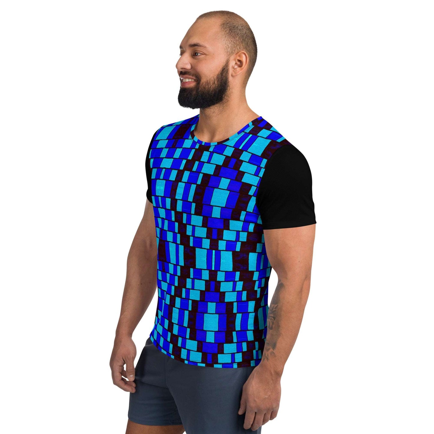 Digital Camo Men's Athletic T-shirt